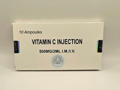 Vitamin C 500mg 2ml Ampoules (10 ampoules) 