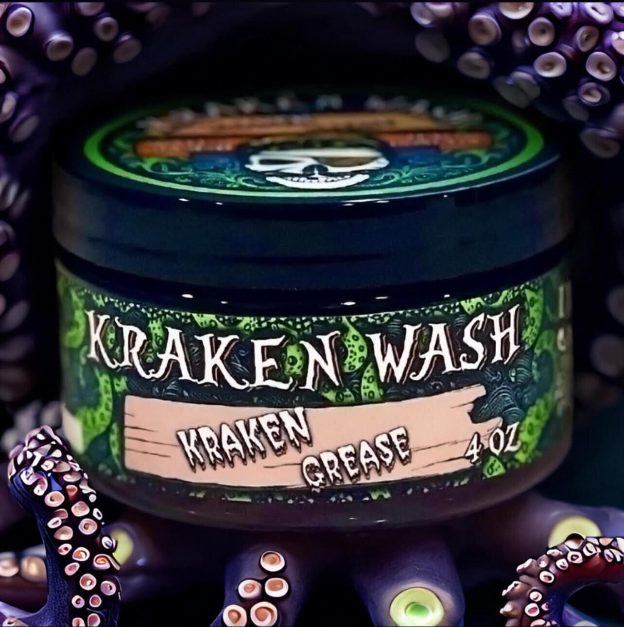 KRAKEN GREASE HAIR POMADE – WATER-BASED