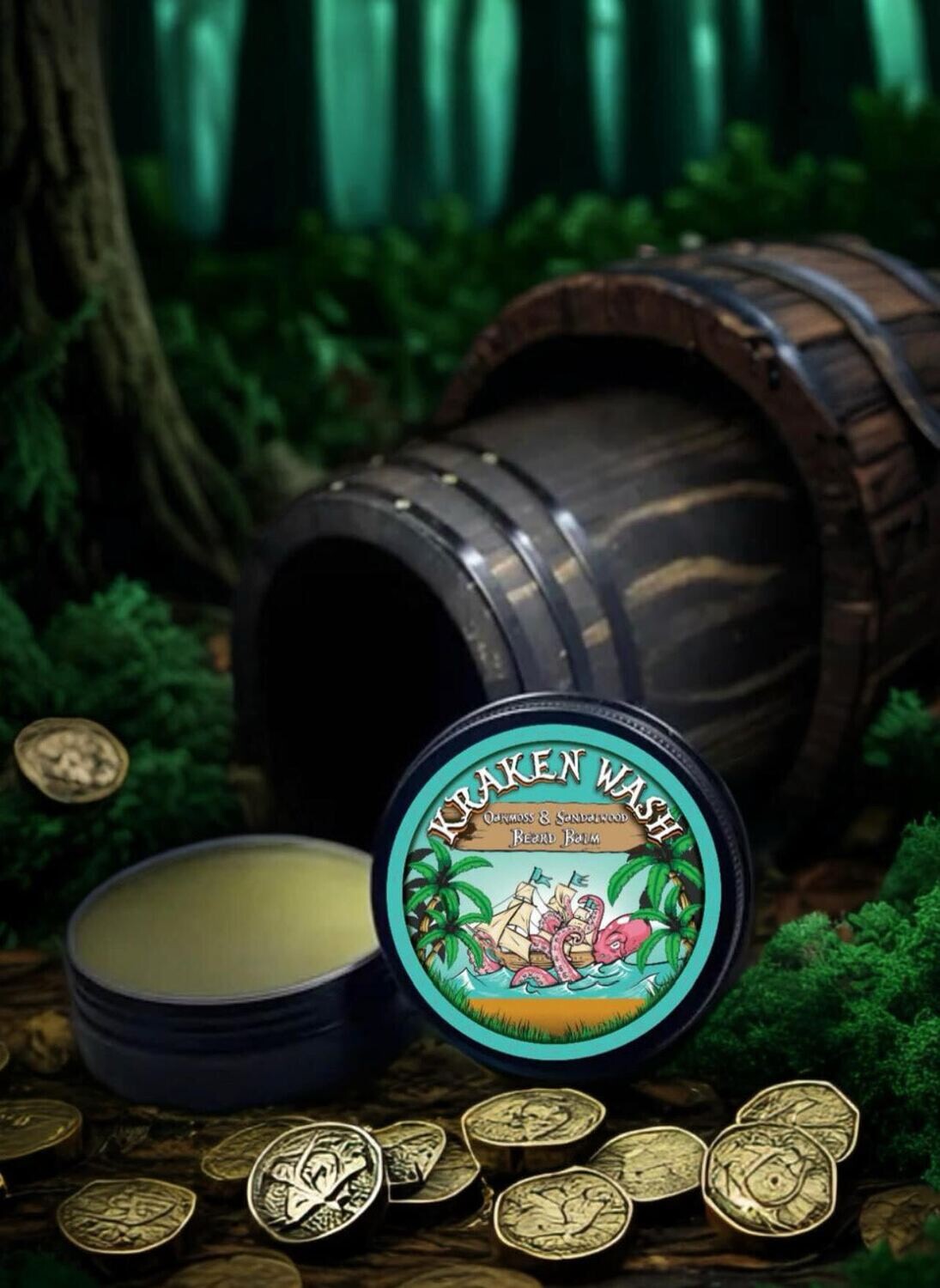OAKMOSS &amp; SANDALWOOD BEARD BALM