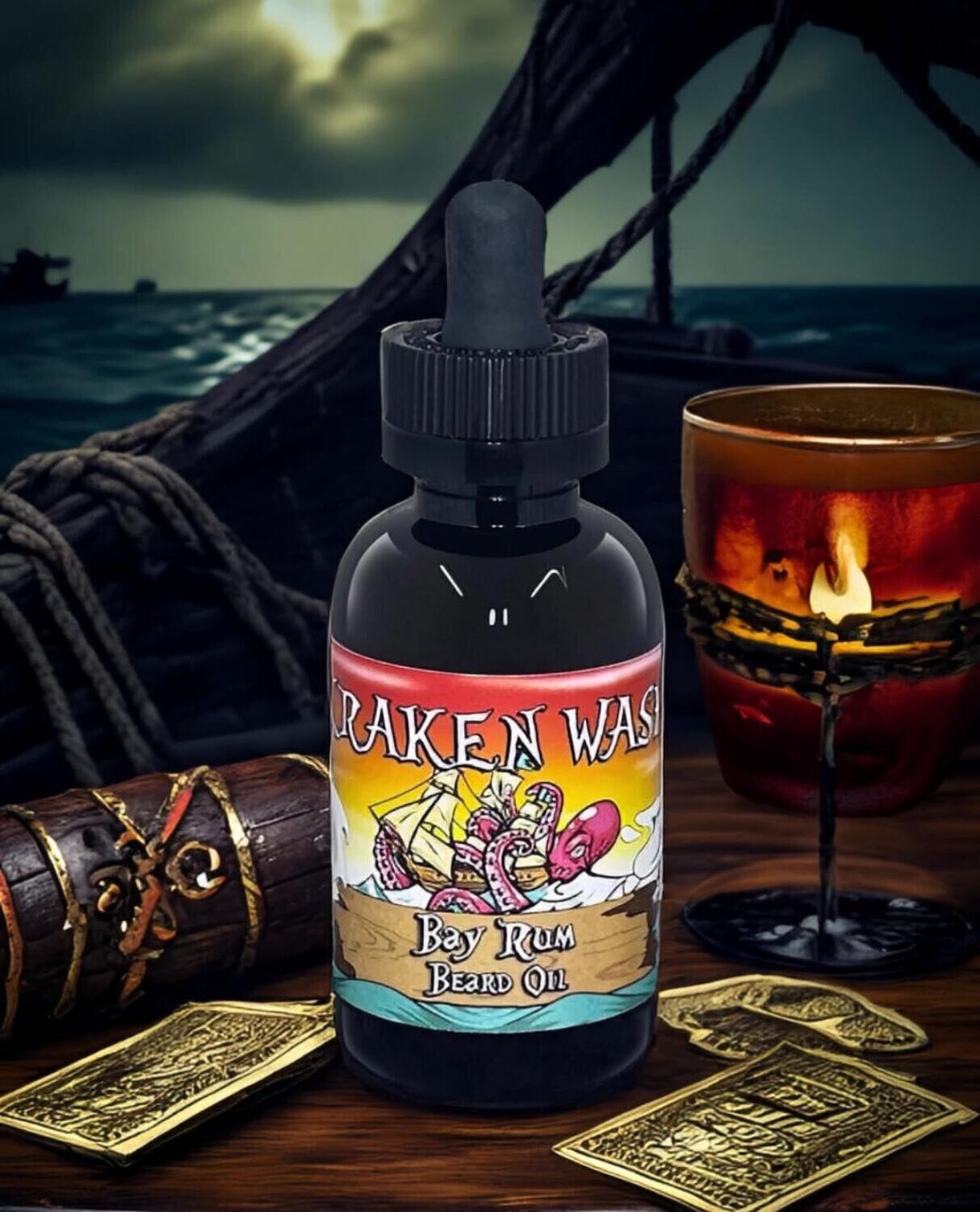 BAY RUM BEARD OIL  2 OZ