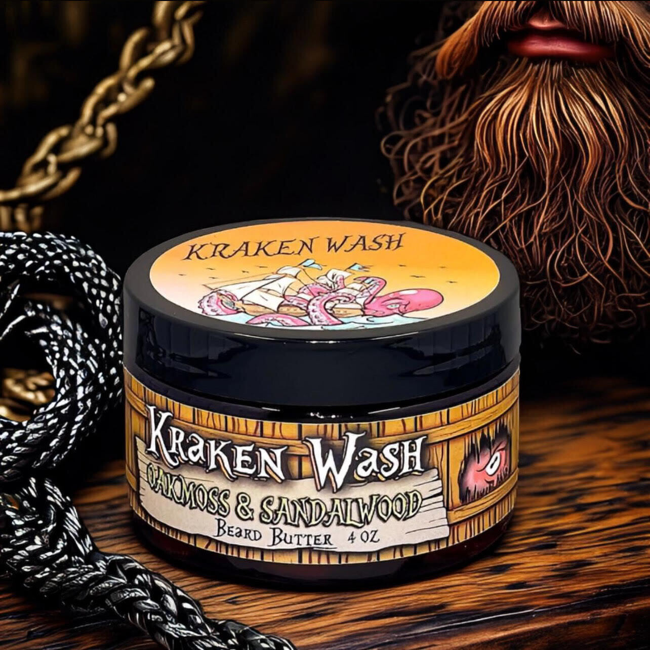 OAKMOSS &amp; SANDALWOOD BEARD BUTTER