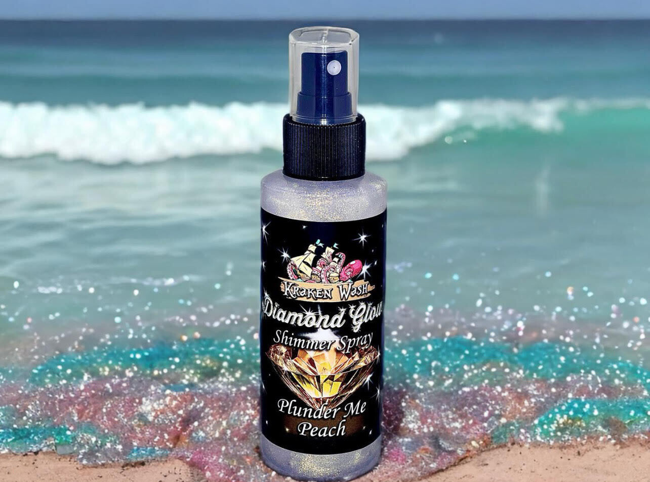 PLUNDER ME PEACH DIAMOND GLOW SHIMMER SPRAY