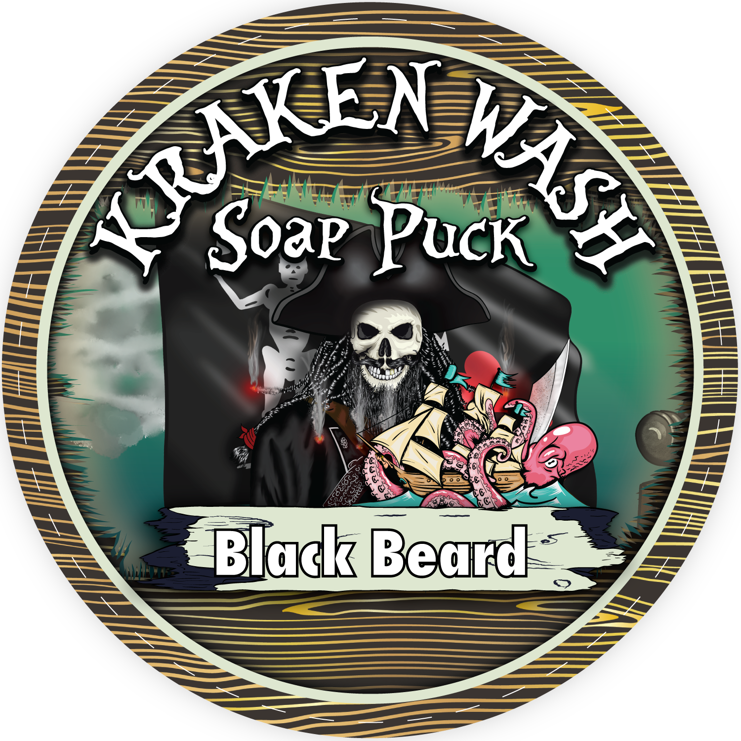 BLACK BEARD SOAP PUCK