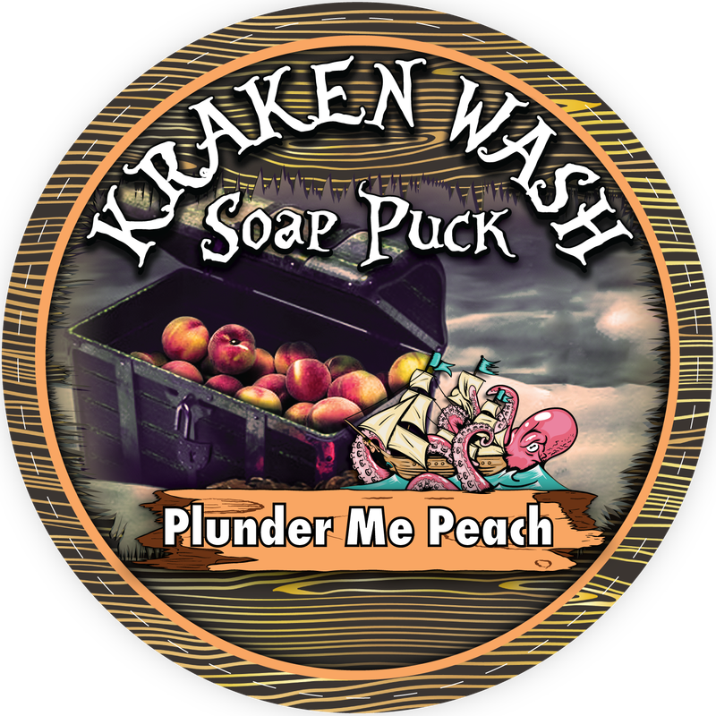 PLUNDER ME PEACH SOAP PUCK