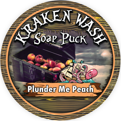 PLUNDER ME PEACH SOAP PUCK