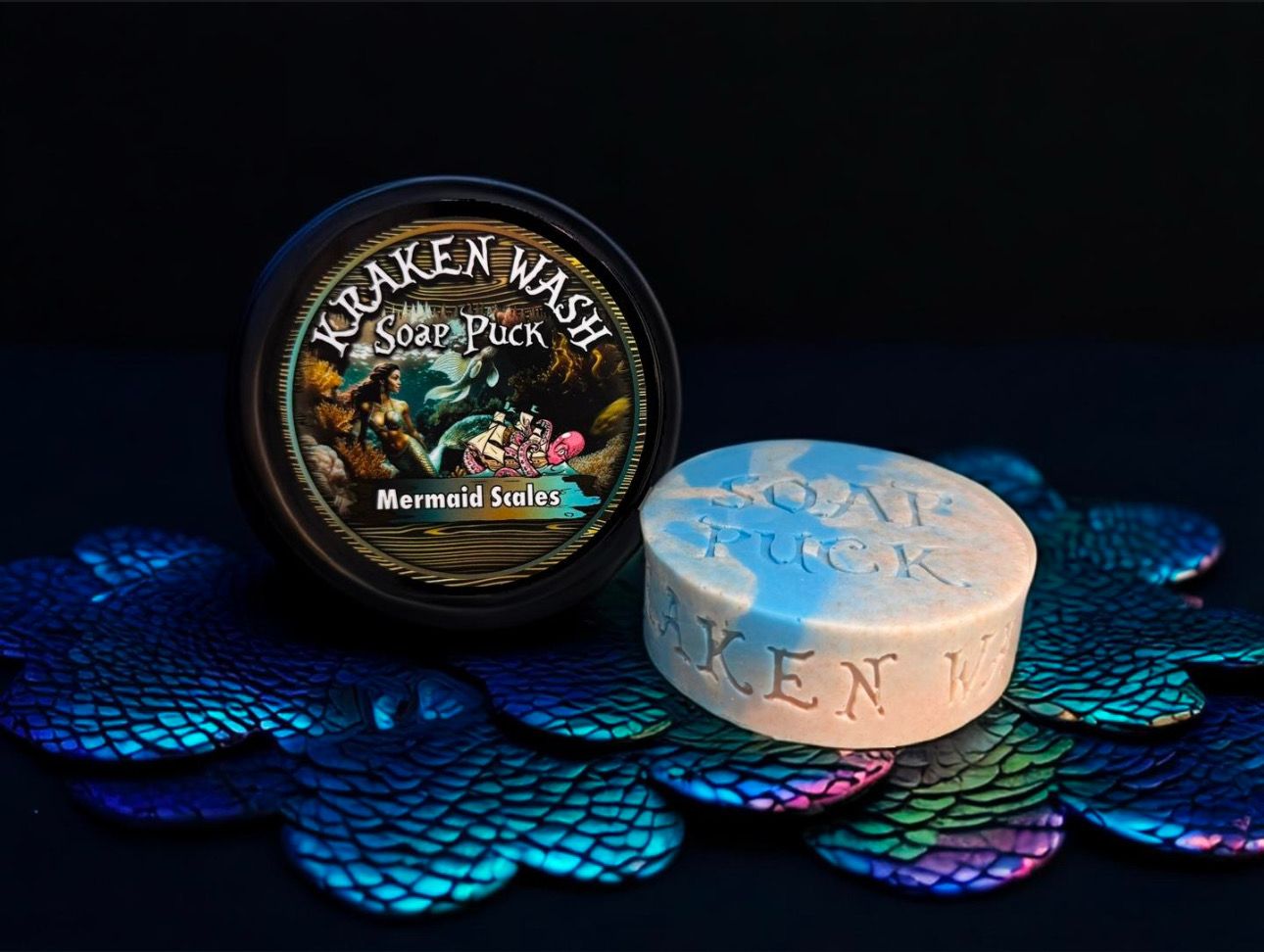 MERMAID SCALES SOAP PUCK