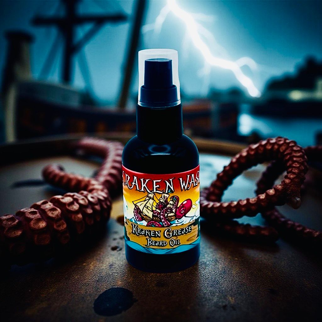 KRAKEN GREASE BEARD OIL  2 OZ