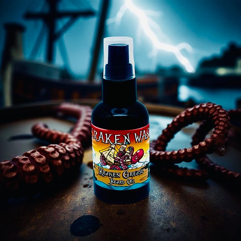 KRAKEN GREASE BEARD OIL  2 OZ