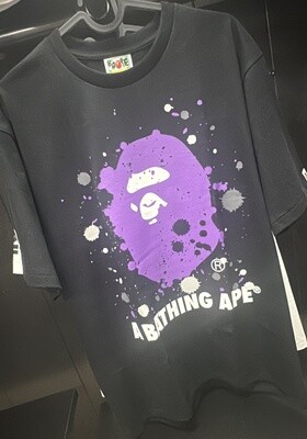 BAPE PURP MNKY SPOTS BLK (LG)