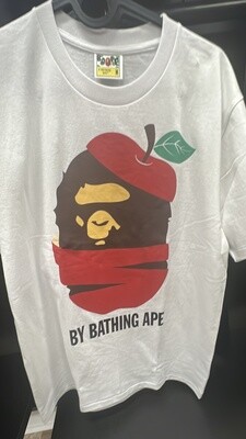 BAPE APPL MNKY WHT (MD)