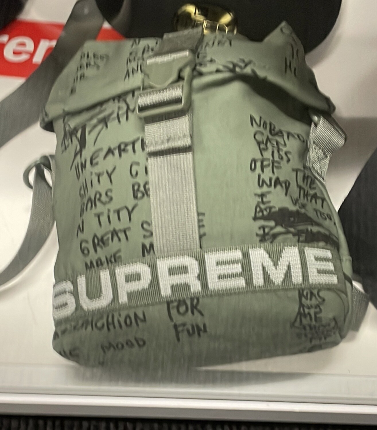 SUPREME MIL SD BAG OLIVE