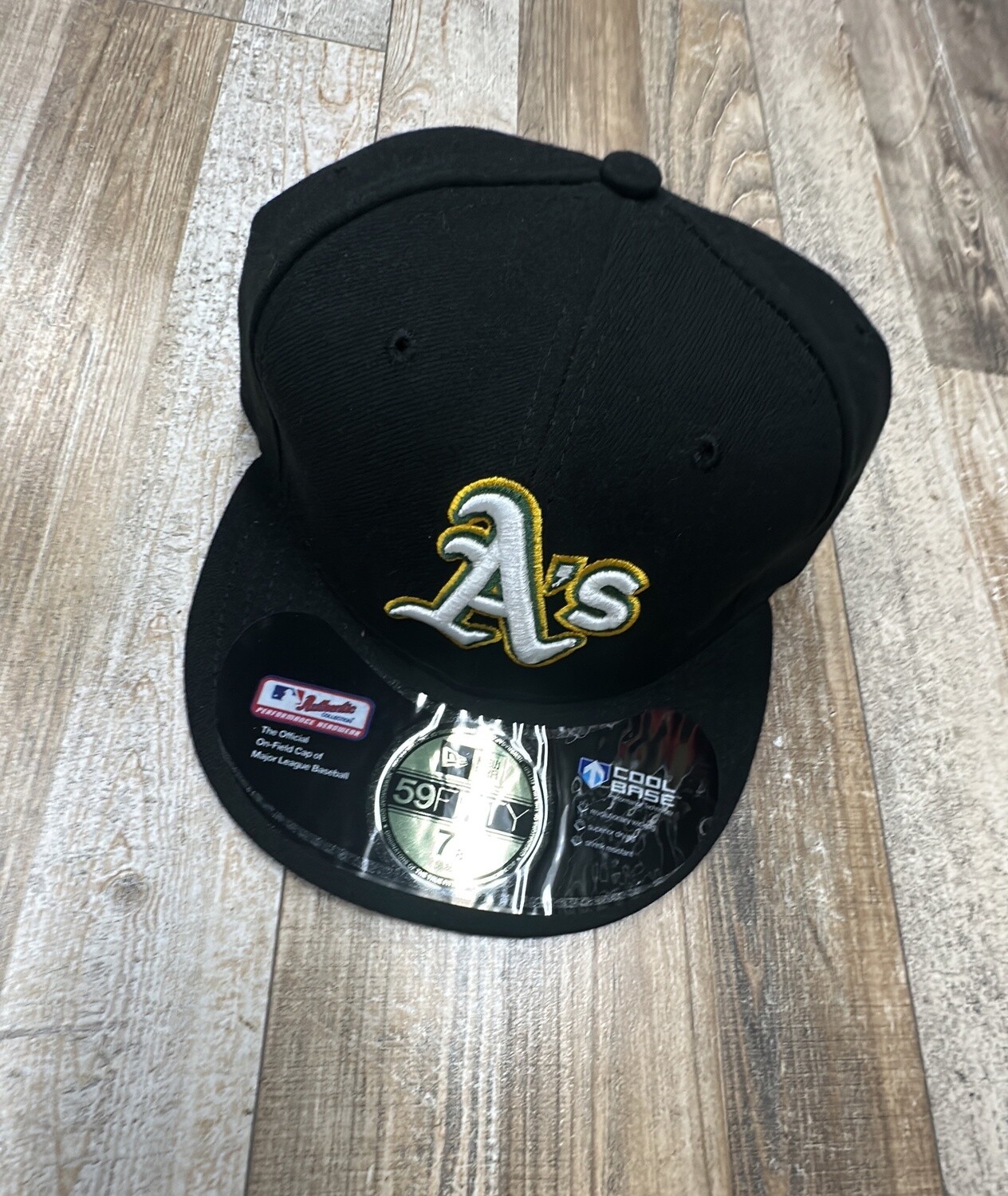 OAKLAND A YELW/BLK NEWERA (7-1/8)