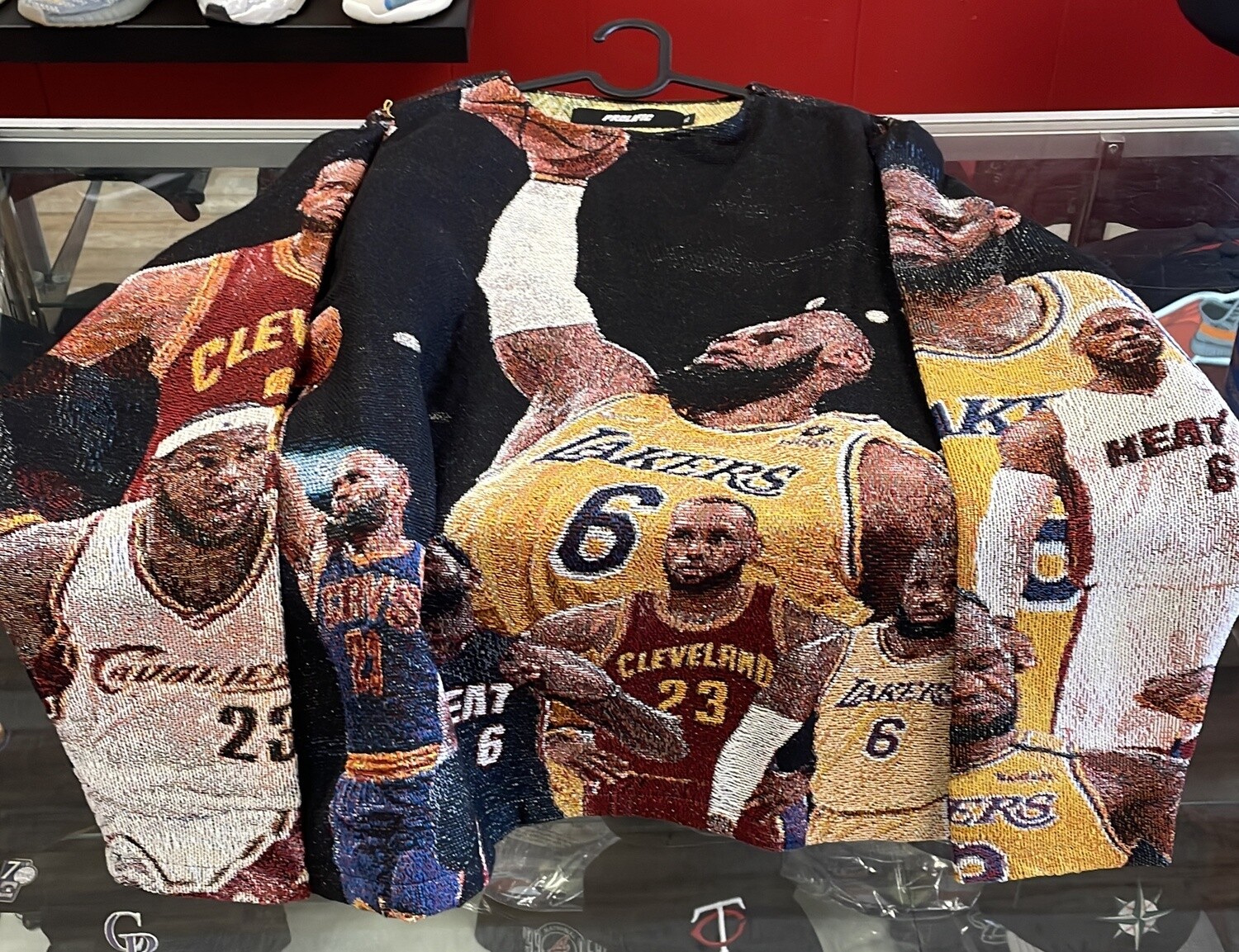 Woven LJ sweatshirt