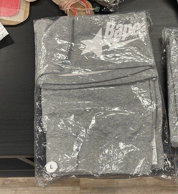 BAPE SHORTS GRY (LG)