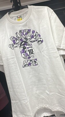 BAPE PURP CAMO LIBERTY WHT (SM)