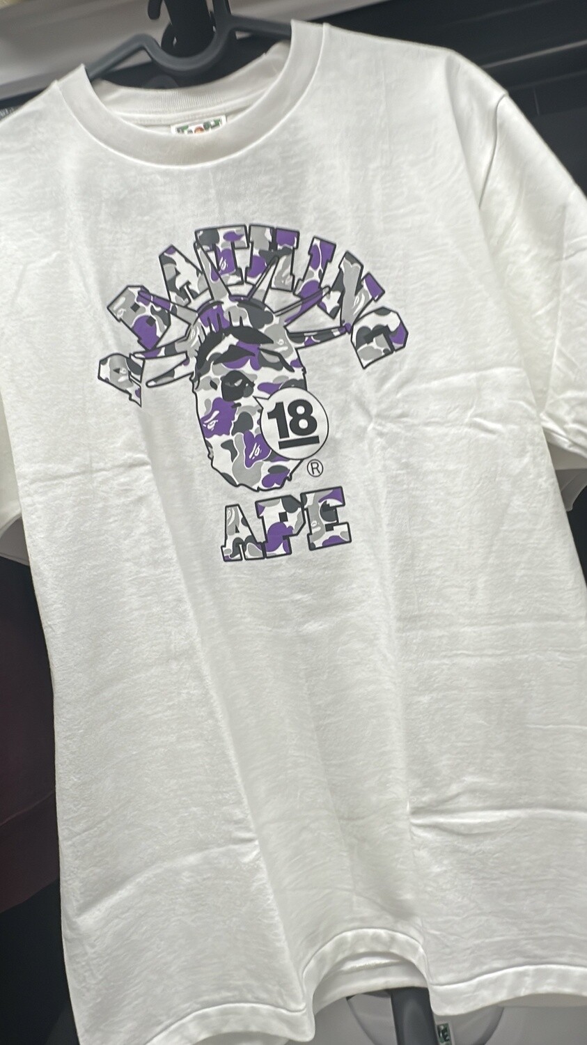 BAPE PURP CAMO LIBERTY WHT (MD)