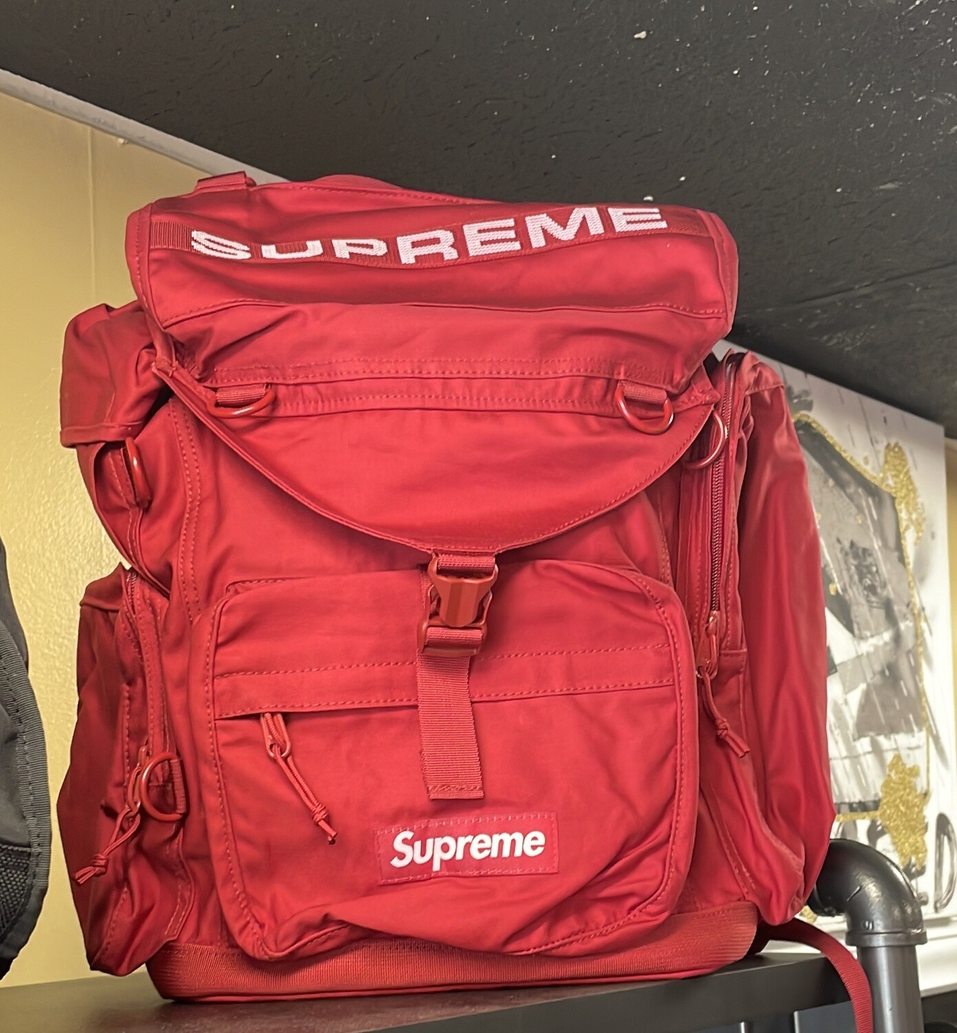 SUPREME FIELD BACKPACK RED