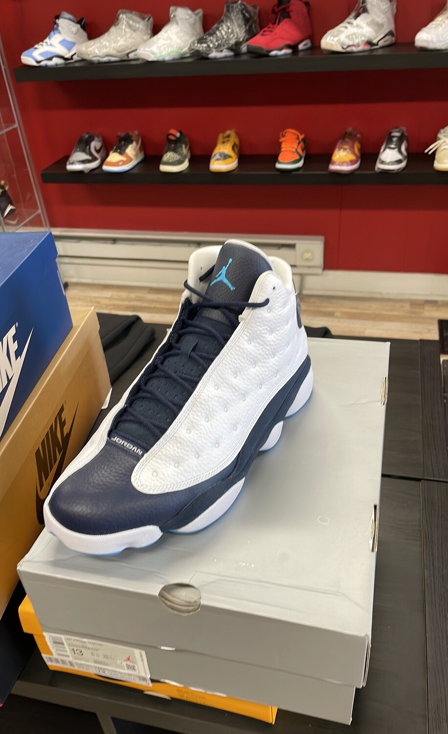 AJ 13 RET WHT/BLUE (13)