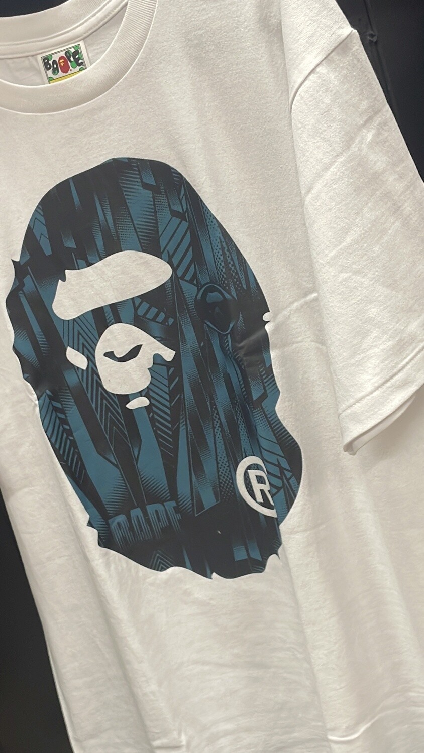 BAPE BLU MNKY WHT (SM)