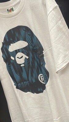 BAPE BLU MNKY WHT (SM)