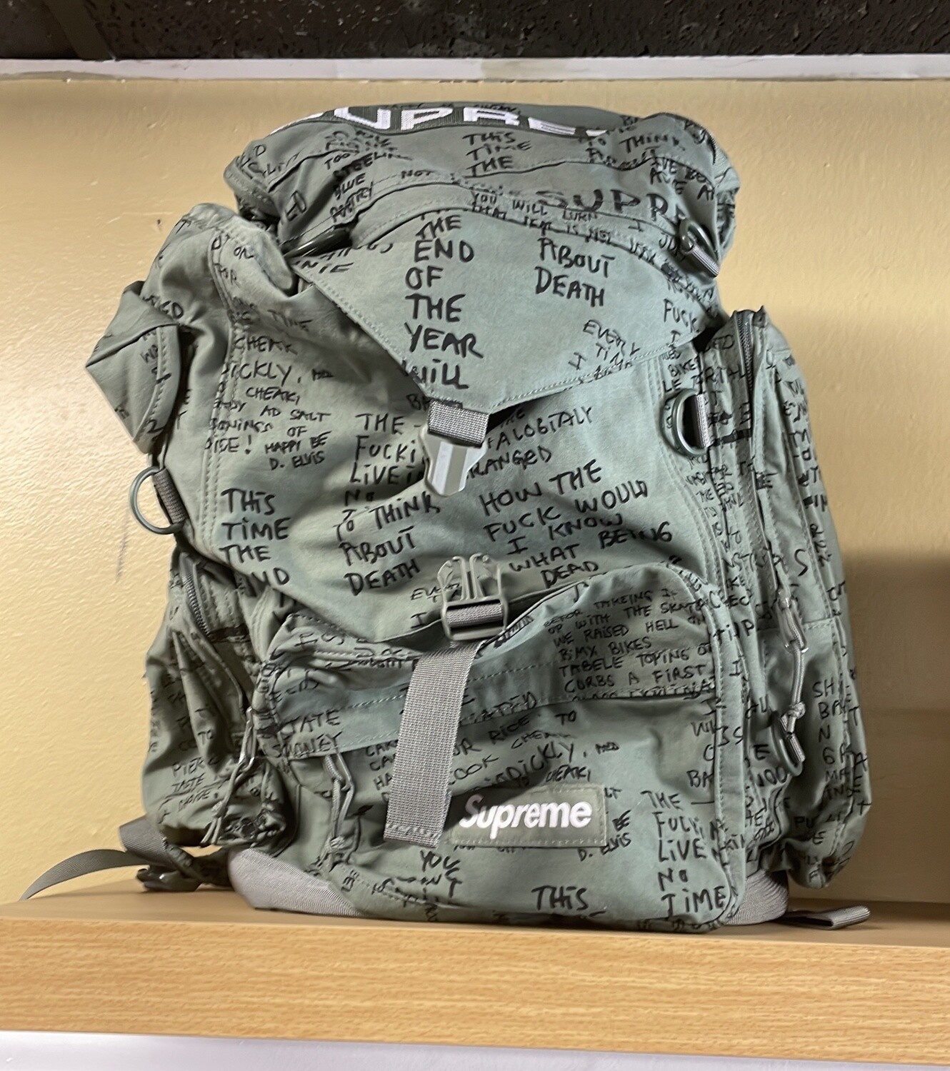 SUPREME BACKPACK GONZ OLIVE