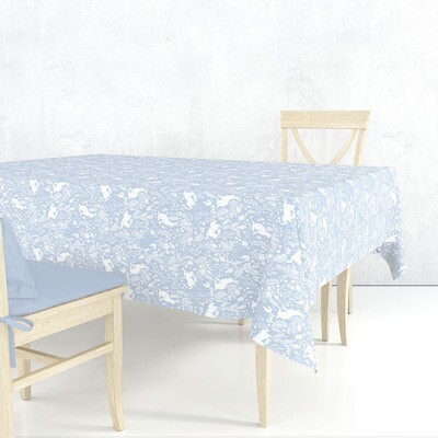 FOREST LIFE BLUE - TABLE CLOTHS