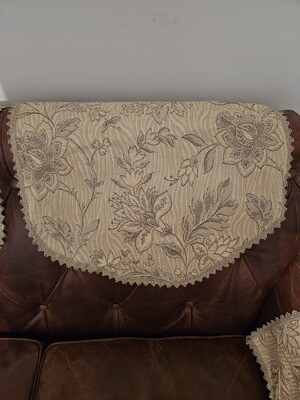 FLORAL - CHAIRBACK COVERS