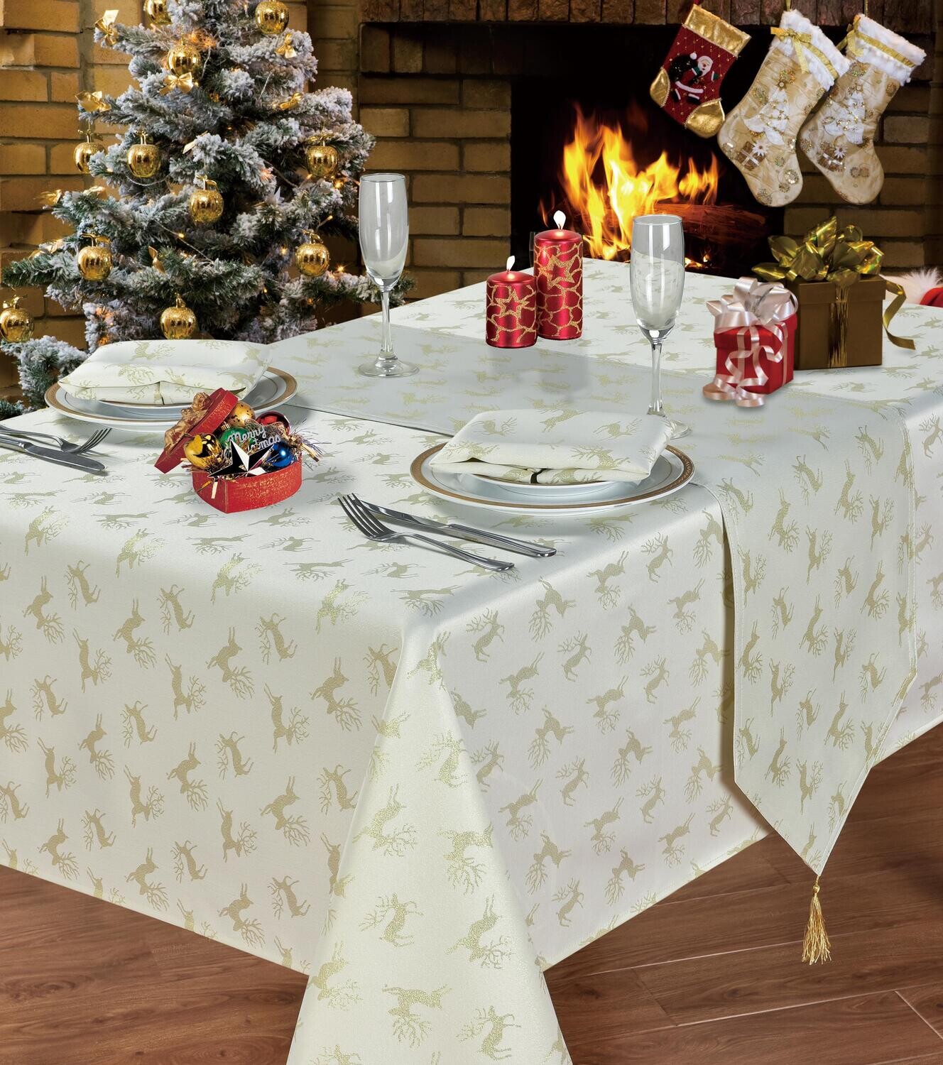 CHRISTMAS TABLE LINEN - REINDEER