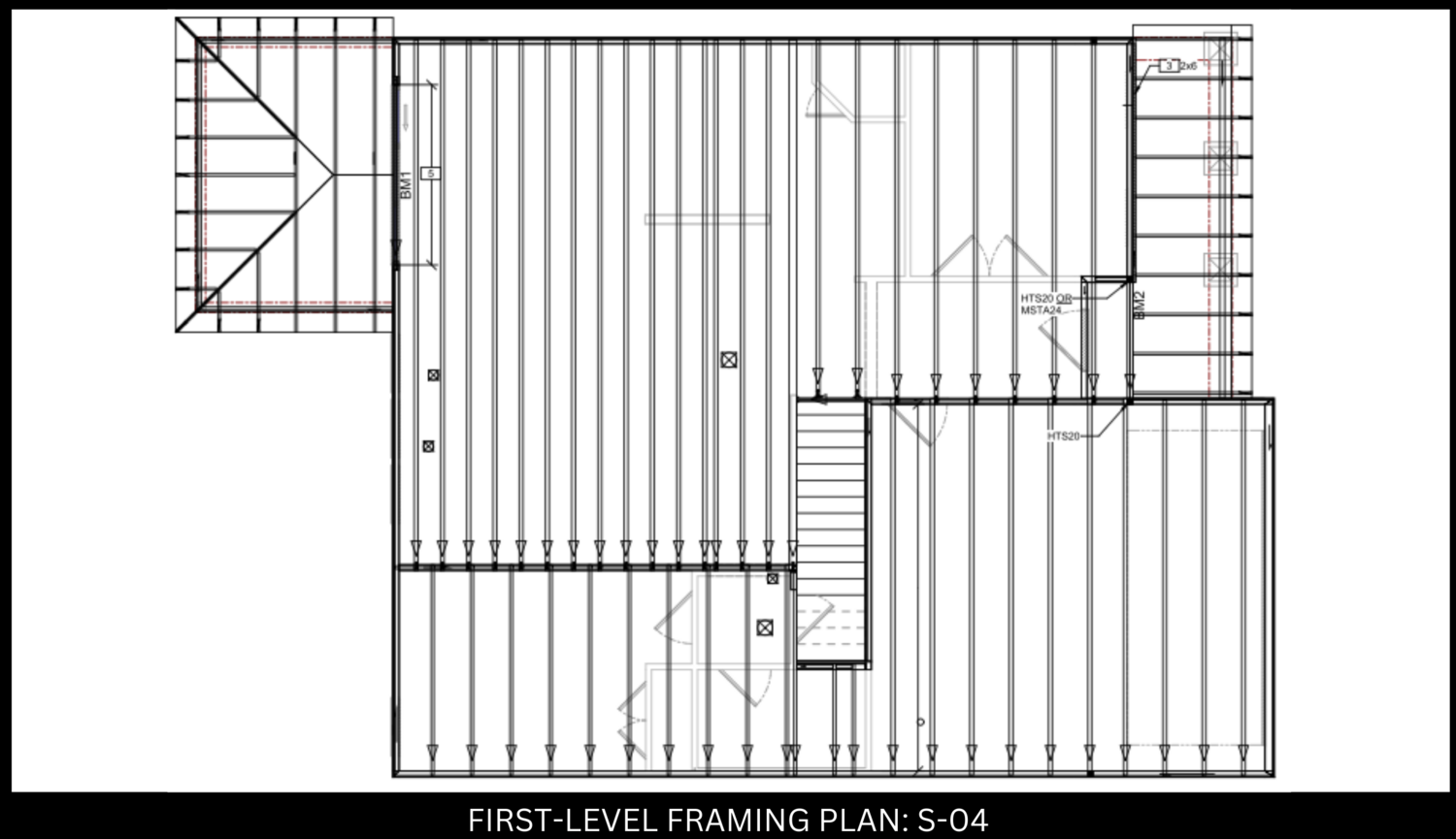 First Level Framing Plan: S-04