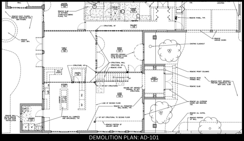 Demolition Plan: AD-101