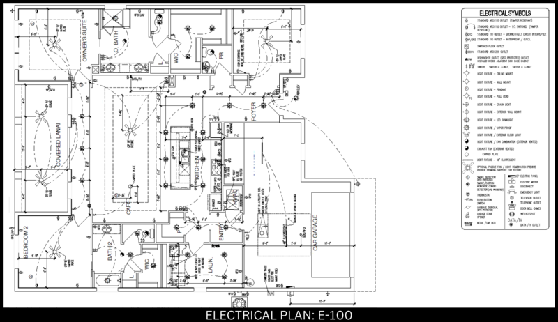 Electrical Plan:E-100