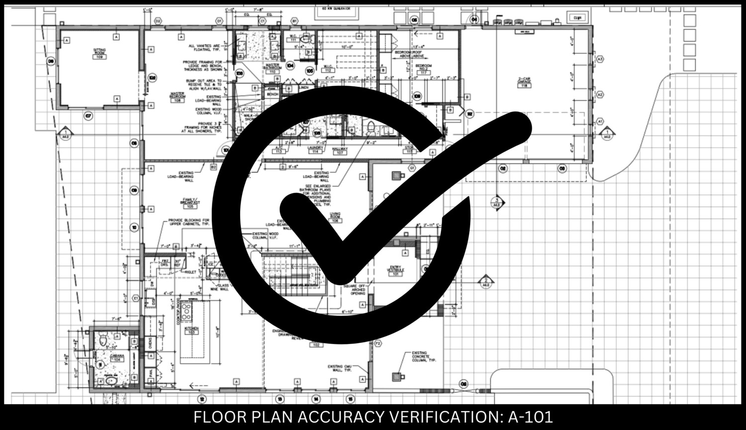 Floor Plan Accuracy Verification  A-101