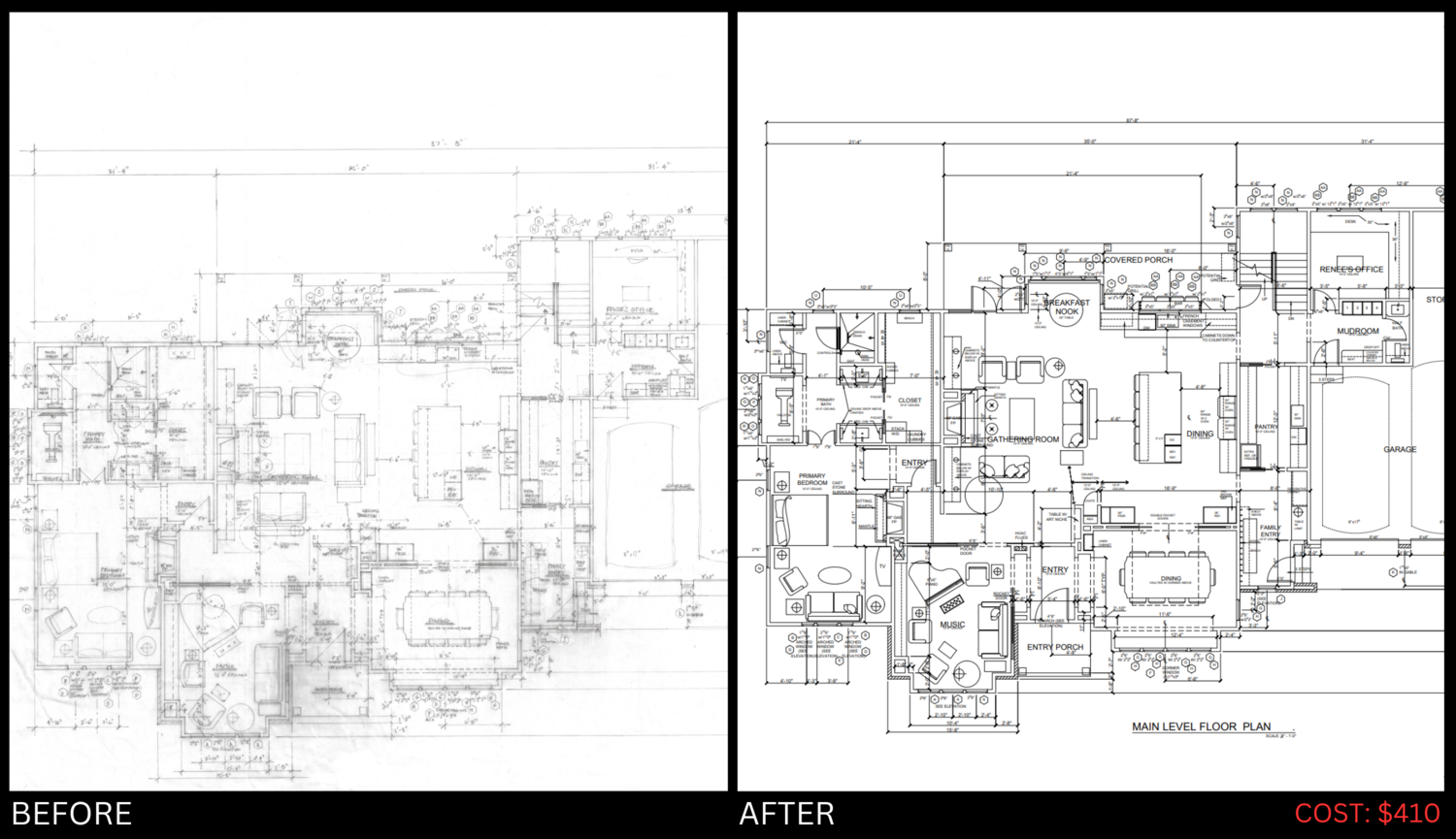 Hand-Drawn &amp; PDF Files To CAD Files (DWG)