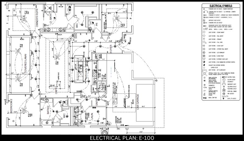 Electrical Plan:E-100