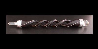 Healing Stick - Wooden Spiral Carving