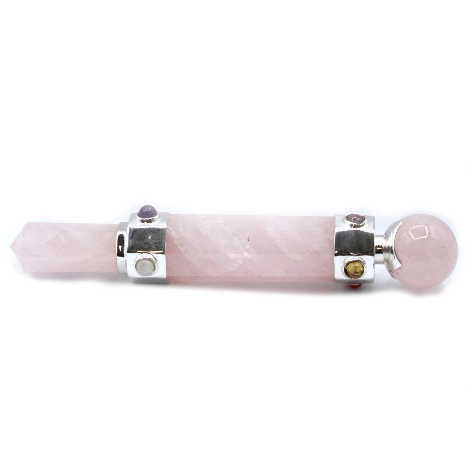 Healing Wand - Hexagonal - 12cm - Rose Quartz