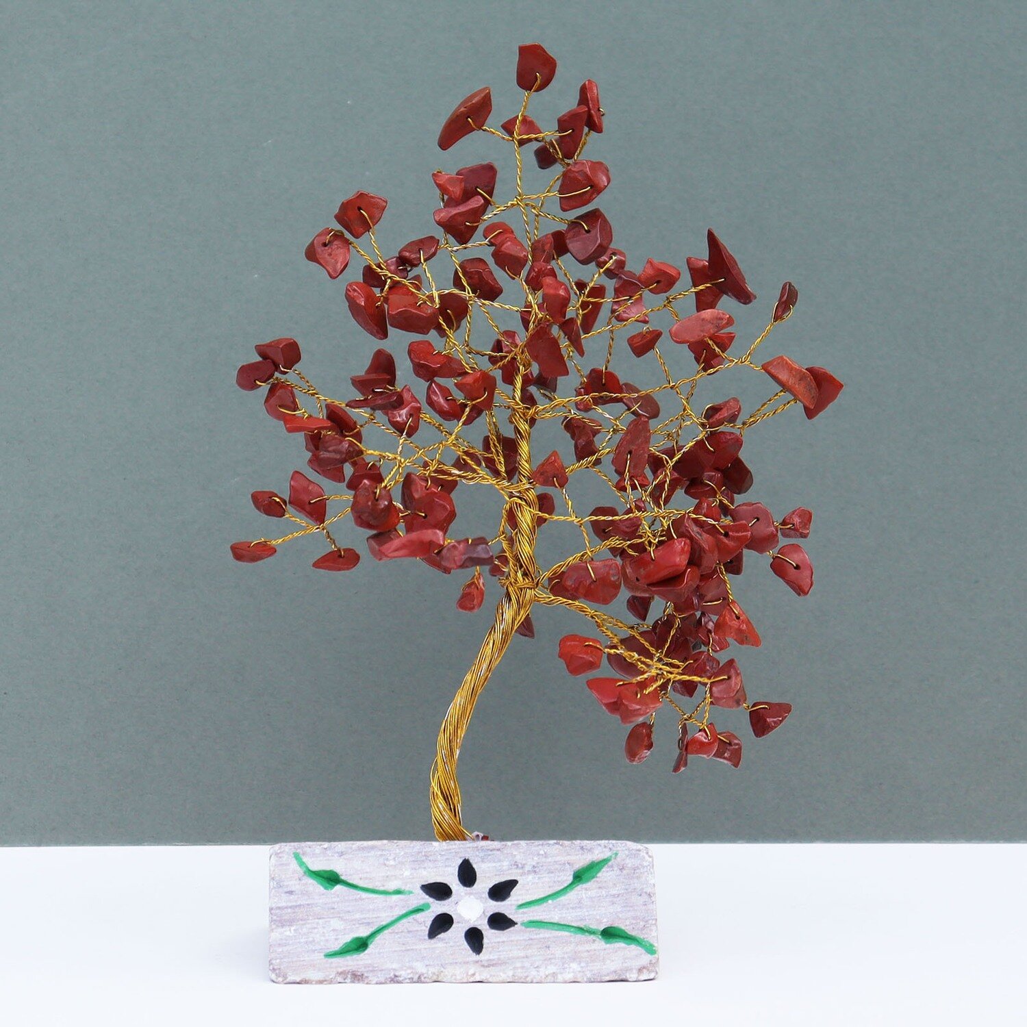 160 Stone - Red Jasper Tree