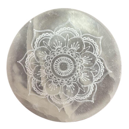 Charging Plate - 8cm - Mandala Design