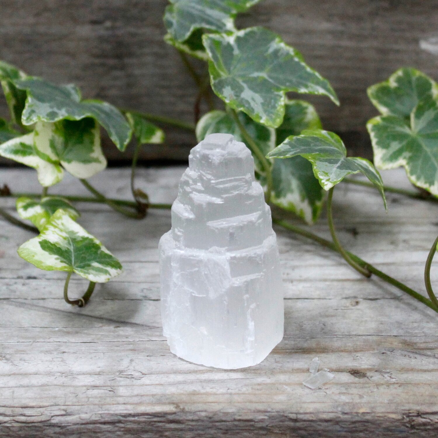 Selenite Tower - 5 cm - natural