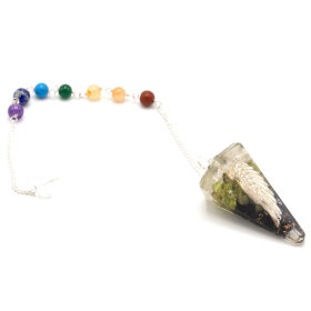 Pendulum - Orgonite Power Chakra - Angel Wing