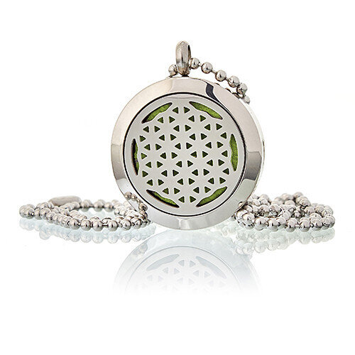 Aromatherapy Diffuser Necklace - Flower of Life - 25mm