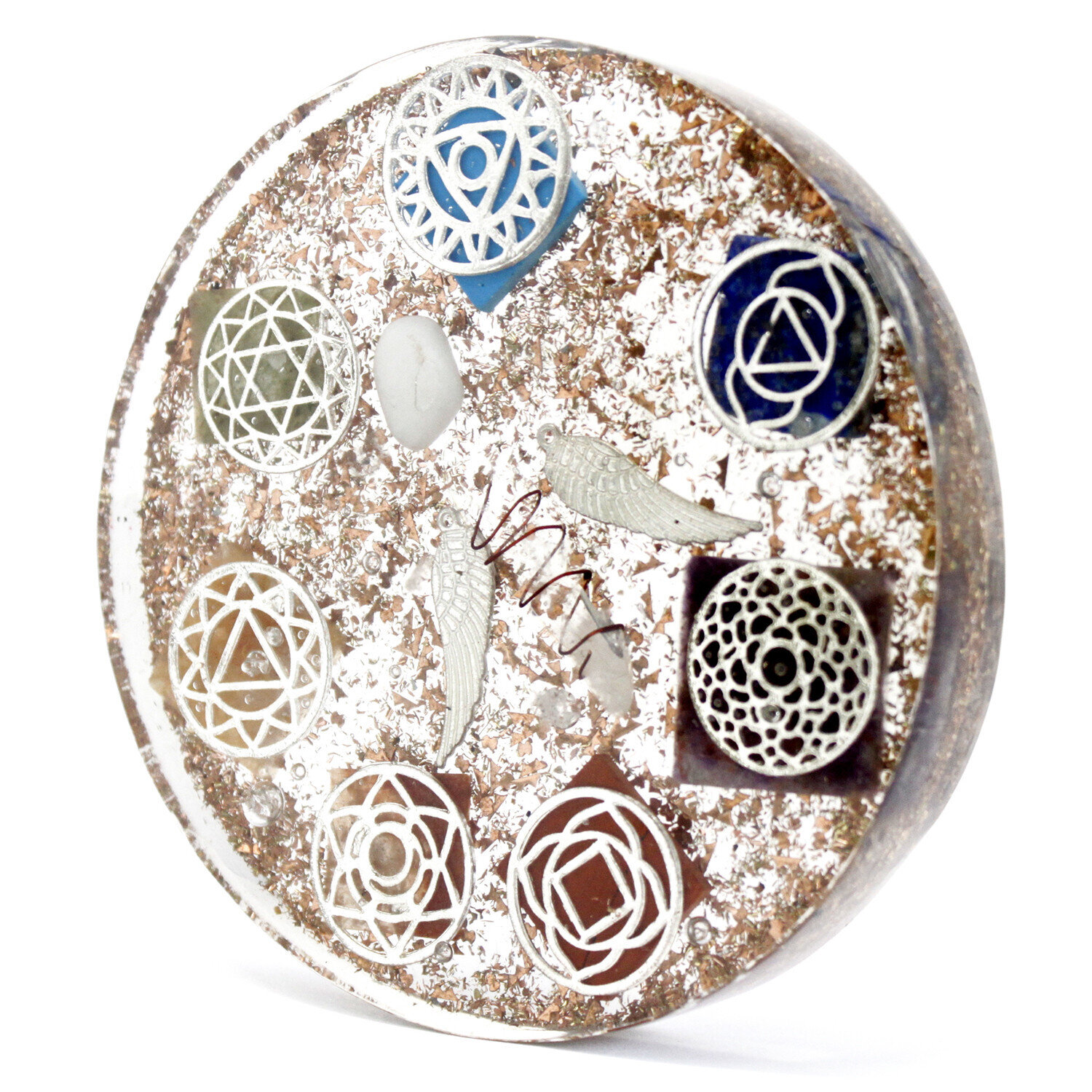 Orgonite Desk Power Packs - Angel Chakra - Large