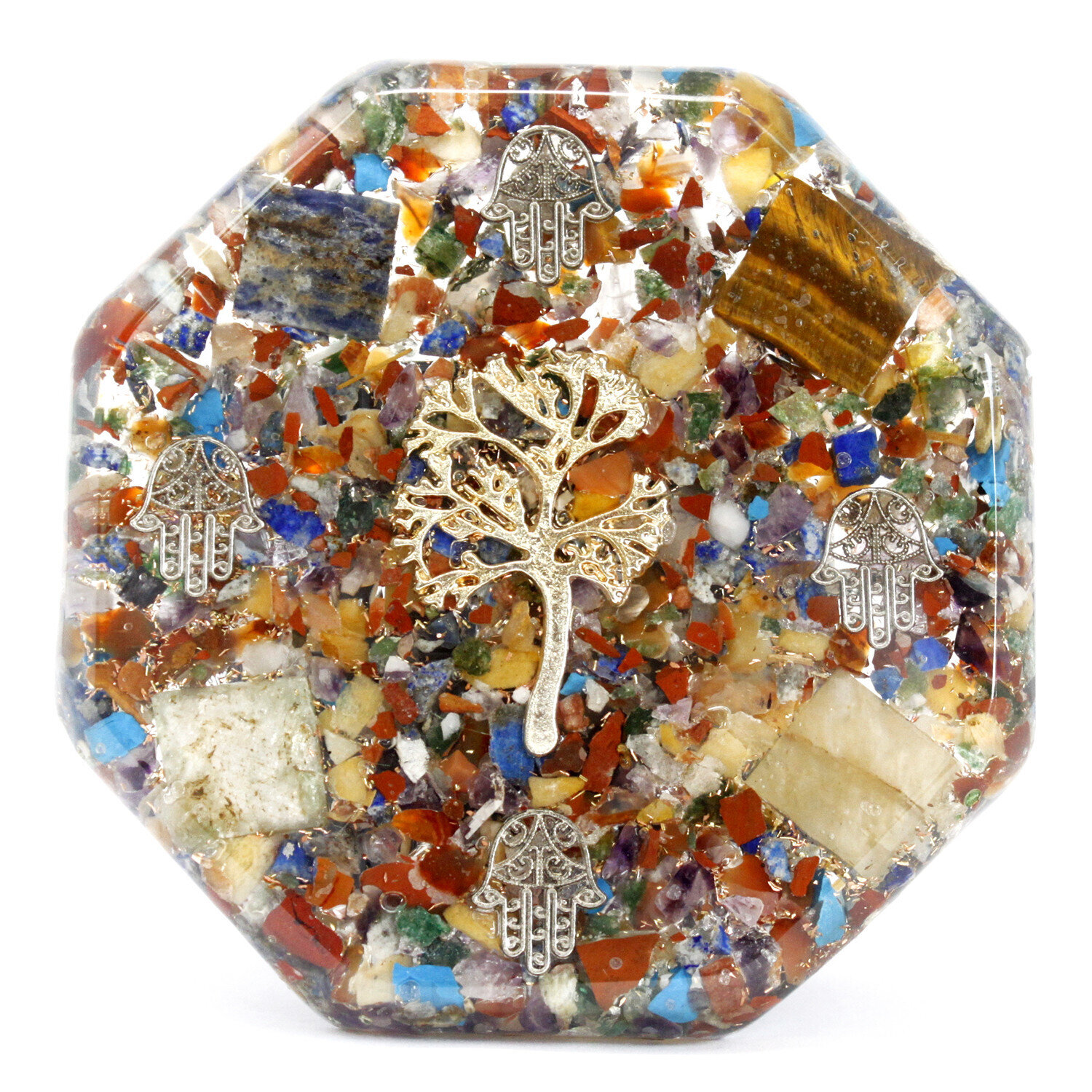 Orgonite Desk Power Packs - Tree of Life - Large