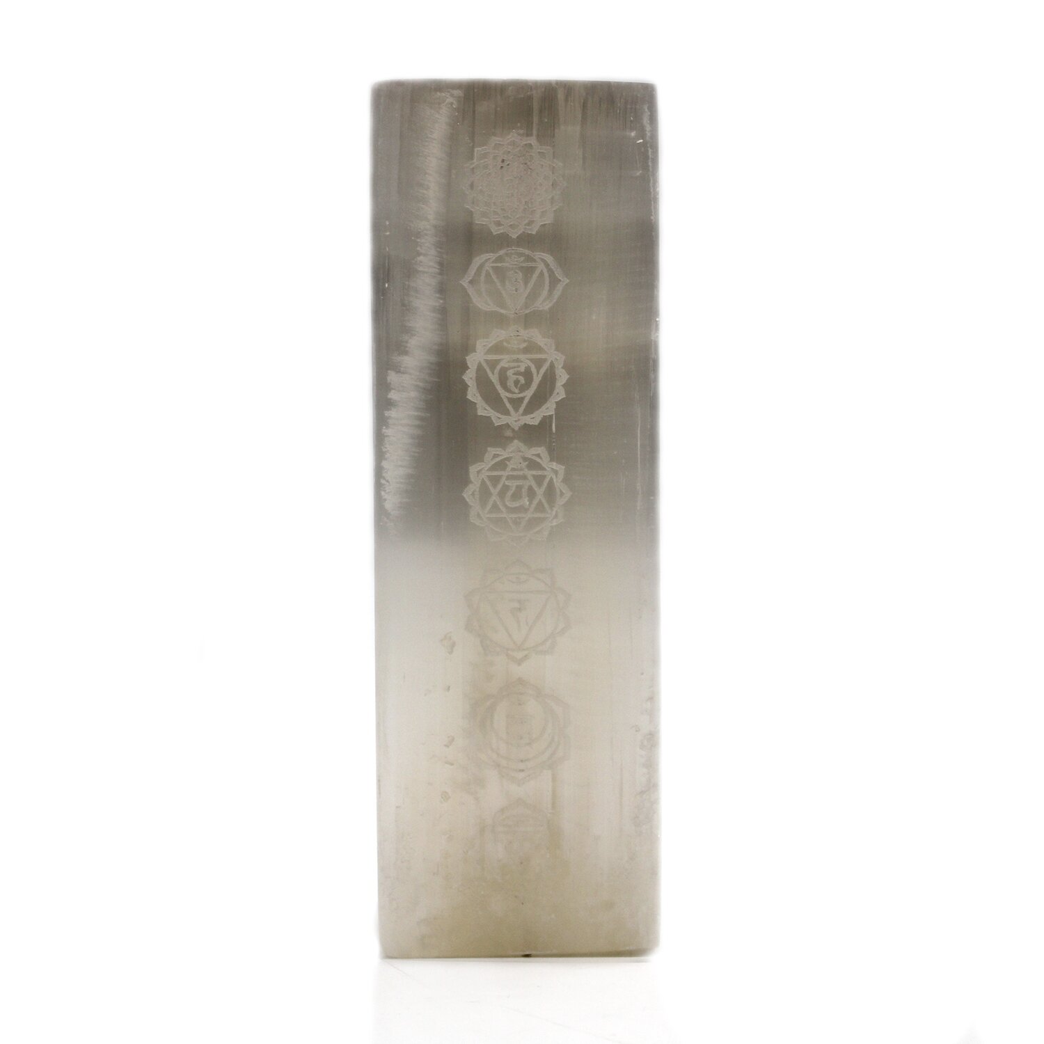 Selenite Block Lamp - 25cm - Chakra