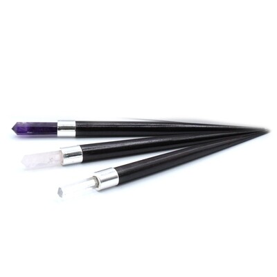 Healing Wands - Simple Pointed - Rose, Rock, Amethyst
