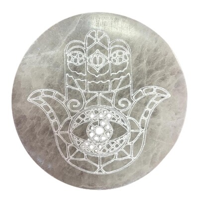 Charging Plate - 10cm - Hamsa Hand