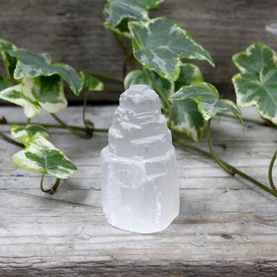 Selenite Tower - 5 cm - natural