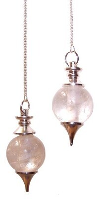 Pendulum - Sphere - Rock Quartz