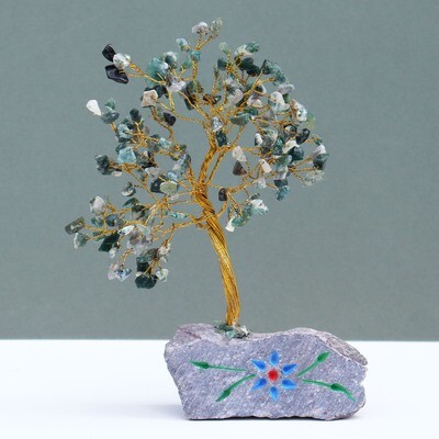 160 Stone - Moss Agate Tree