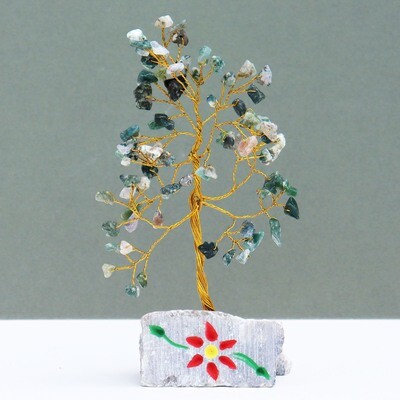 80 Stone - Moss Agate Tree